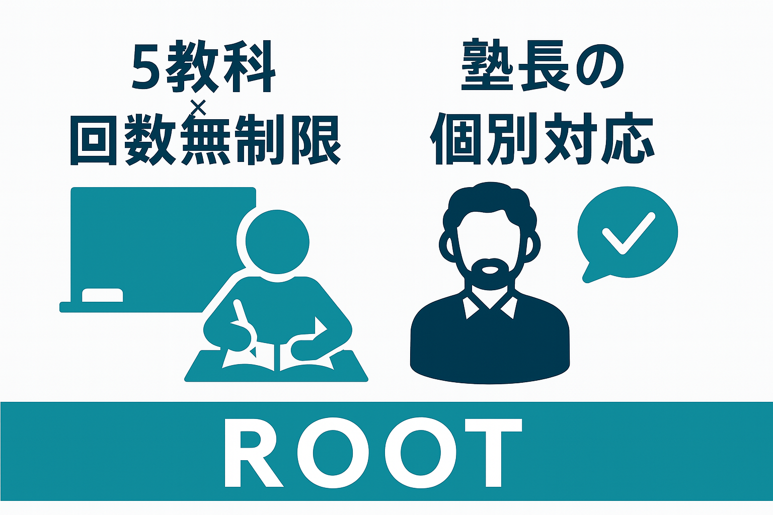 ROOT個別指導塾｜上田市の小中学生に通いやすい定額制の個別指導 | Smile School